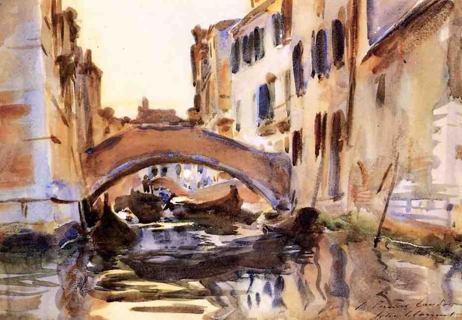 John Singer Sargent Venetian Canal